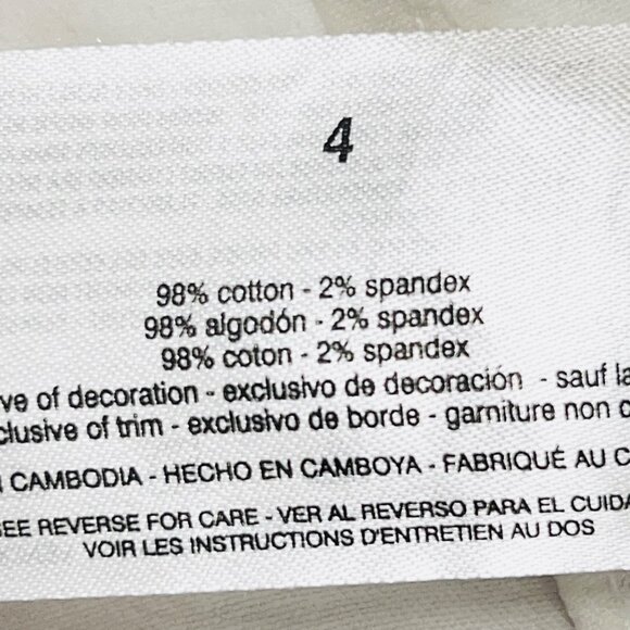 Jessica Simpson Women's White Stretch Wide Leg Crop Jeans Size 4 High Rise NWT - Picture 7 of 11